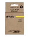 Actis tusz Brother LC1100/LC980 YELLOW   KB-1100Y