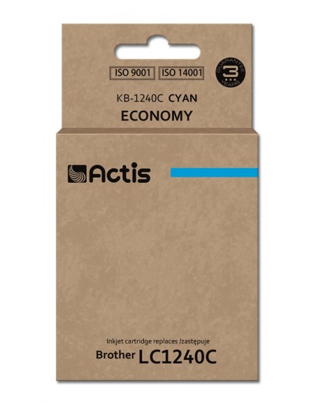 ACTIS tusz Brother LC1240 CYAN KB-1240C zamiennik