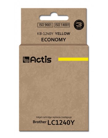 ACTIS tusz Brother LC1240 YELLOW KB-1240Y