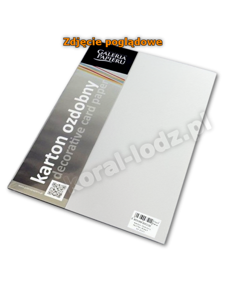 Karton ozdobny A4 MILLENIUM biały 220g (20 ark.) Galeria Papieru® 200703