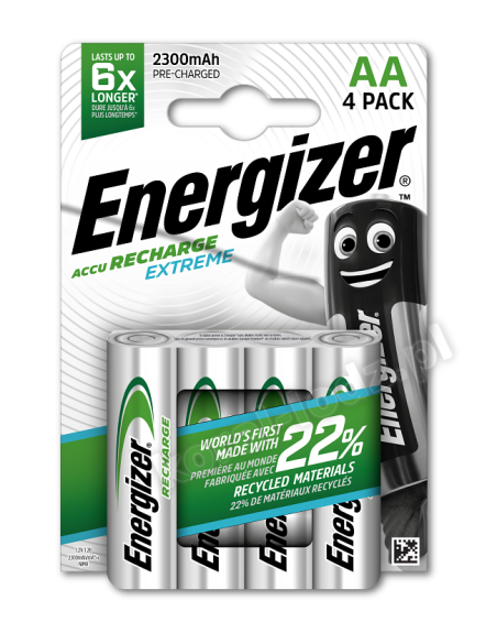 Akumulator AA ENERGIZER Extreme 2300mAh, HR6 1,2V NiMh - blister 4szt.