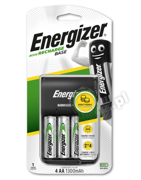 Ładowarka ENERGIZER Base + 4 akumulatory AA 1300 mAh